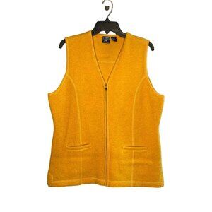 Camden Classics By DS Ross men's 100% Wool full zip sweater vest size Large